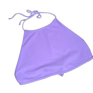 JADE SWIM Medium Purple Halter Bikini Top